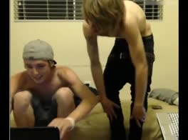 Interesting 2 str8t boys webcam wank